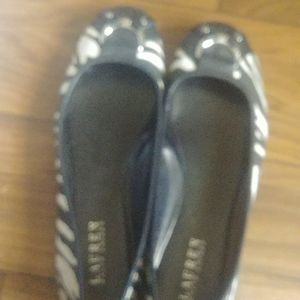 Ralph Lauren zebra style shoes.